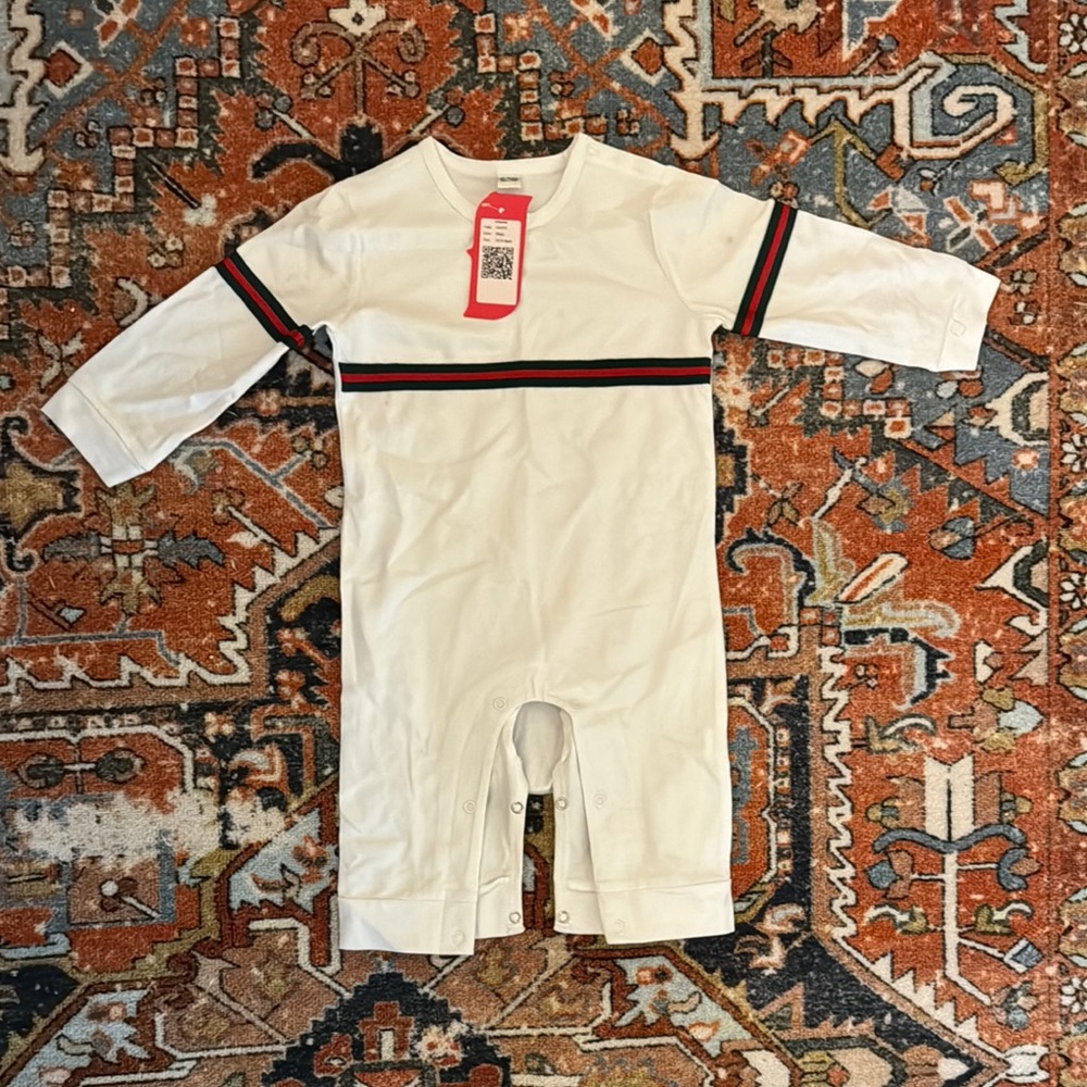 Stylish White Kids One Piece